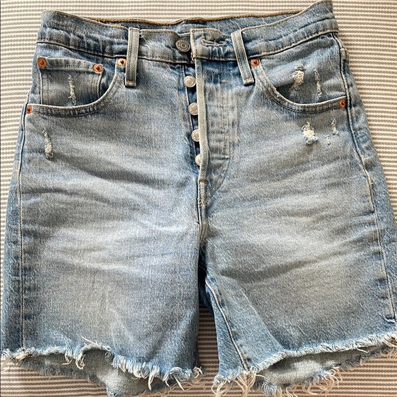 Aritzia Pants - Distressed Denim Shorts